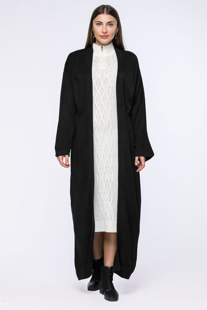 Open Maxi Abaya with Side Slits