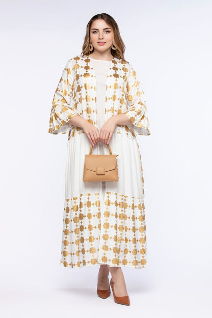 Textured kimono shirt