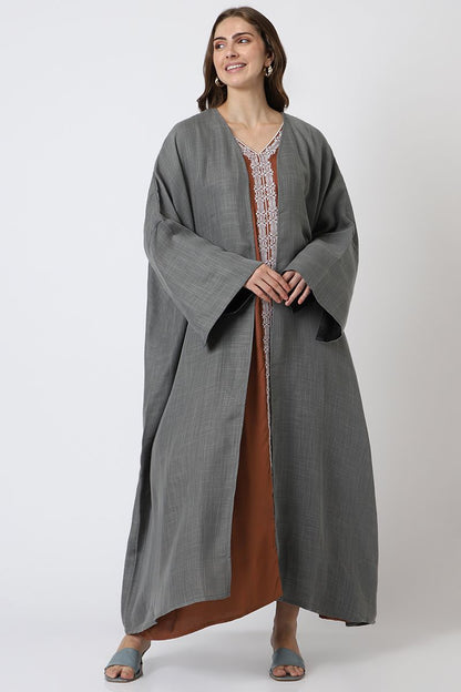 Textured kimono shirt