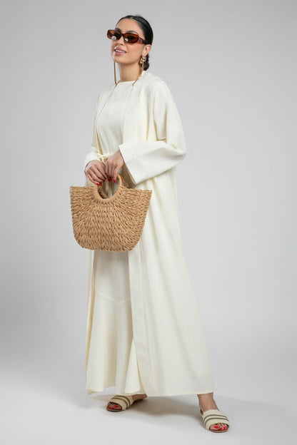 Open Maxi Abaya with Side Slits