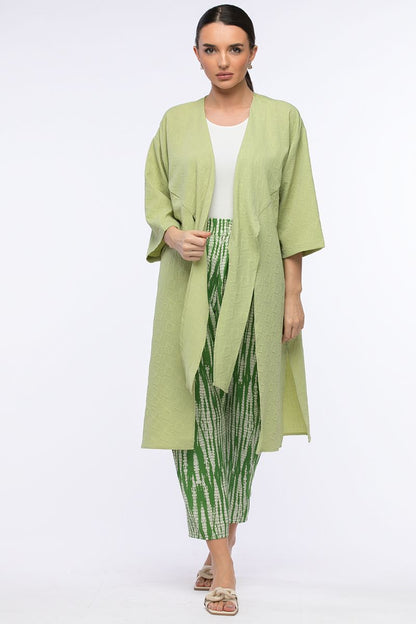 Open Maxi Abaya with Side Slits